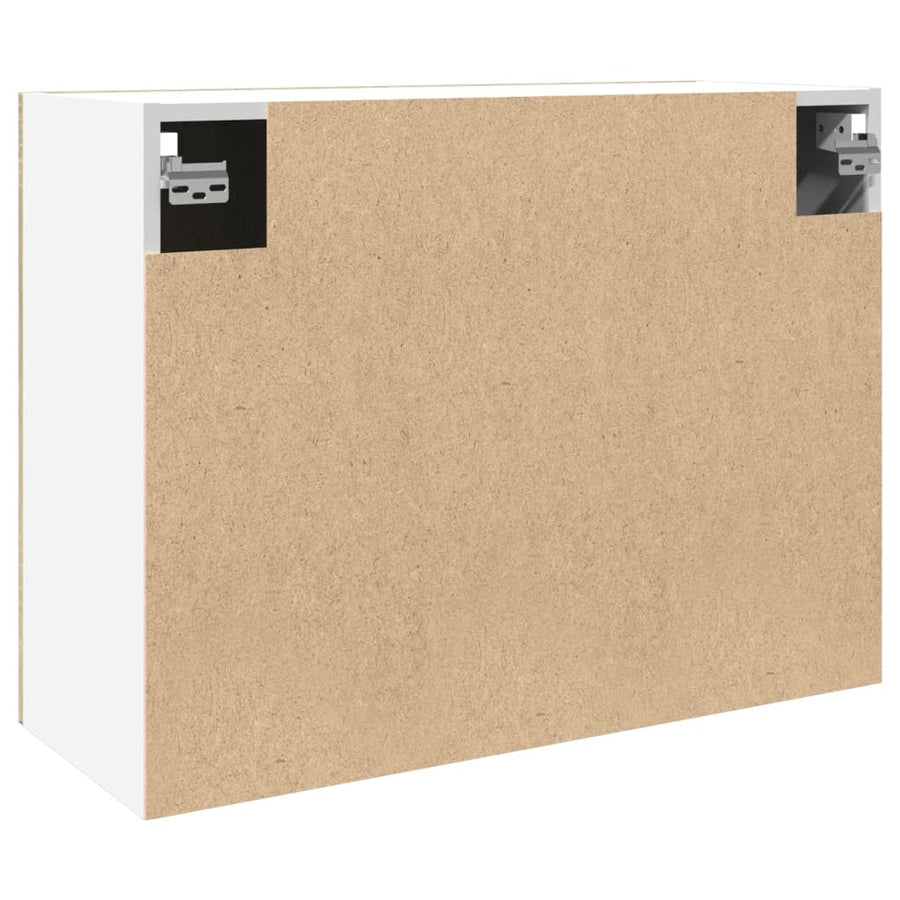 Hangkast 80x31x60 cm bewerkt hout sonoma eikenkleurig