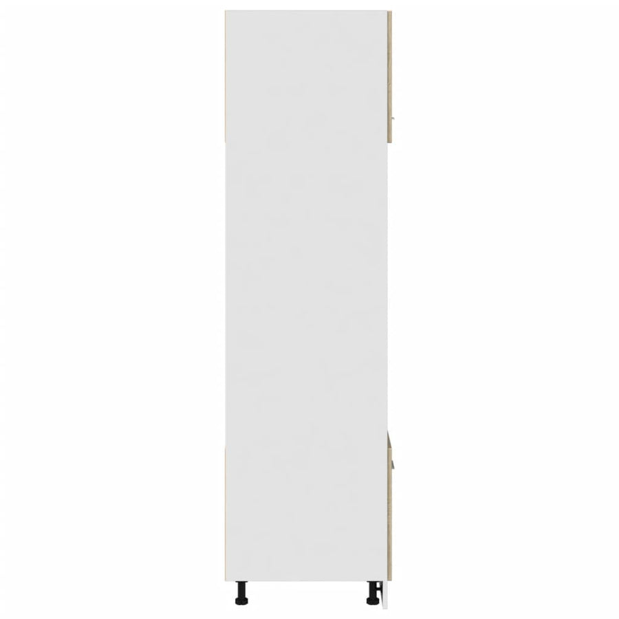 Magnetronkast 60x57x207 cm spaanplaat sonoma eikenkleurig