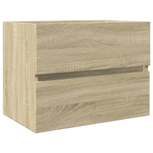 Wastafelkast 60x38,5x45 cm spaanplaat sonoma eikenkleurig