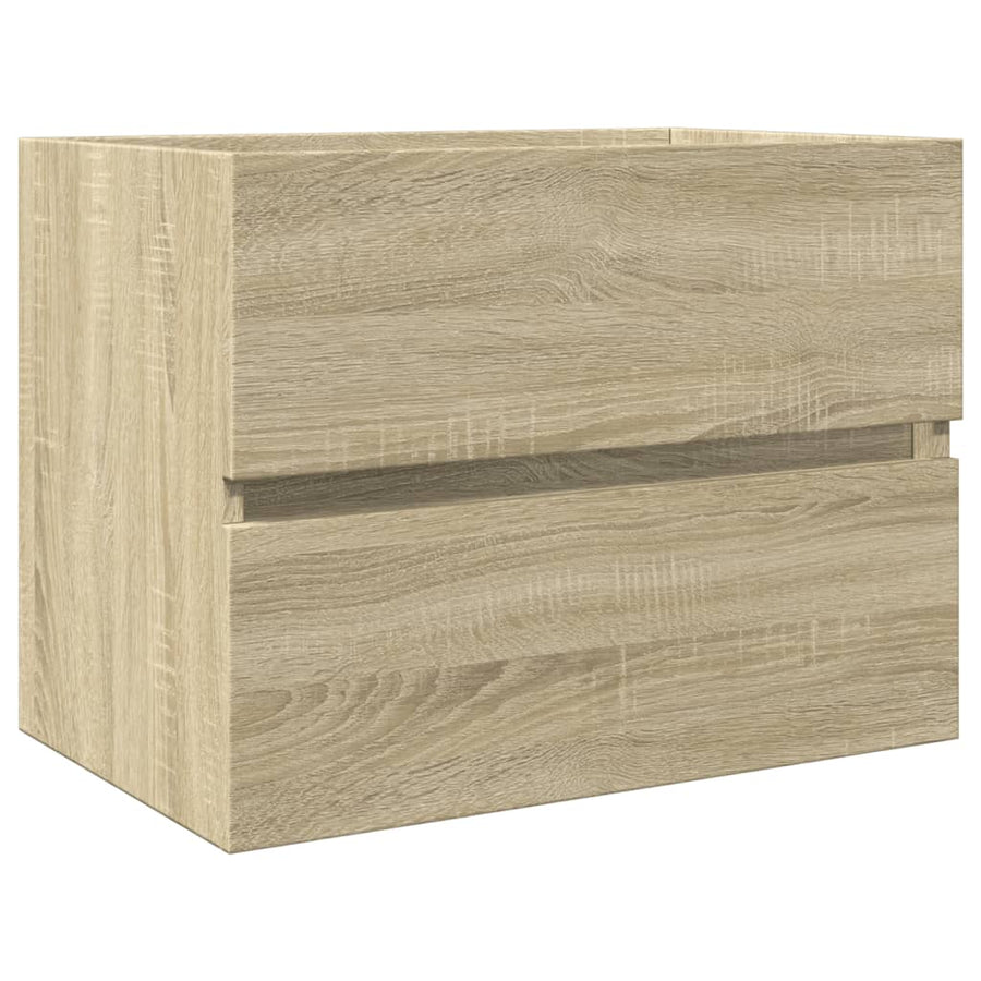 Wastafelkast 60x38,5x45 cm spaanplaat sonoma eikenkleurig