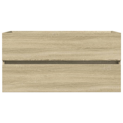 Wastafelkast 90x38,5x45 cm spaanplaat sonoma eikenkleurig