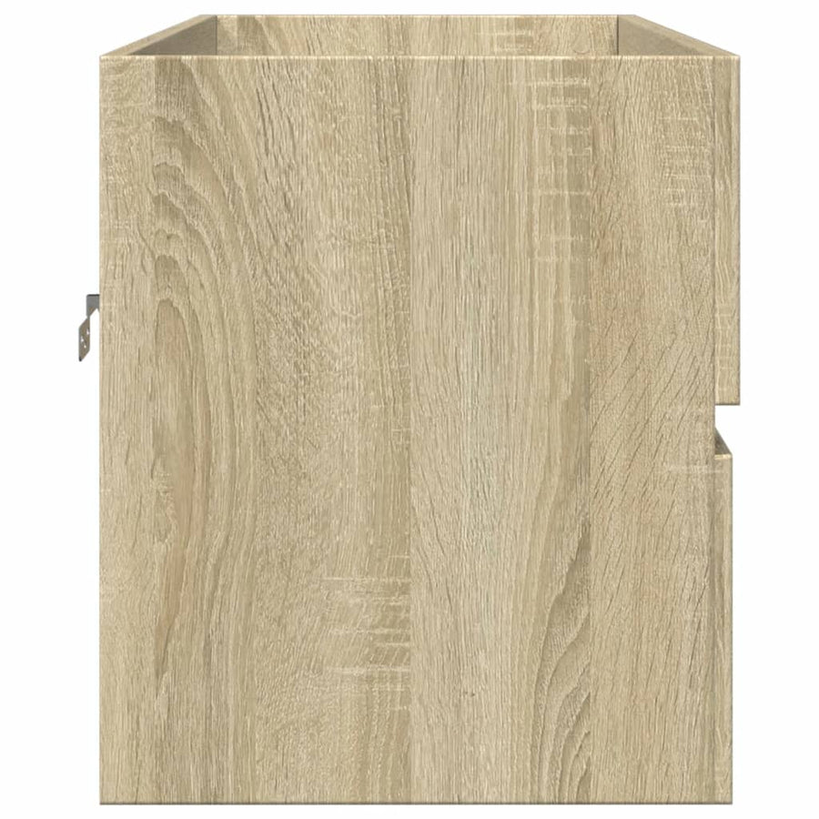 Wastafelkast 90x38,5x45 cm spaanplaat sonoma eikenkleurig