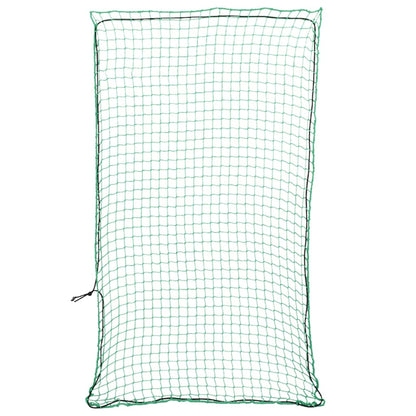 Aanhangwagennet elastisch touw 3,5x2 m polypropeen groen