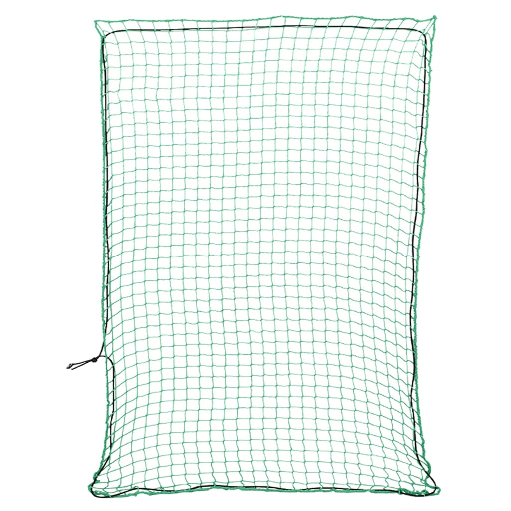 Aanhangwagennet elastisch touw 4x3 m polypropeen groen