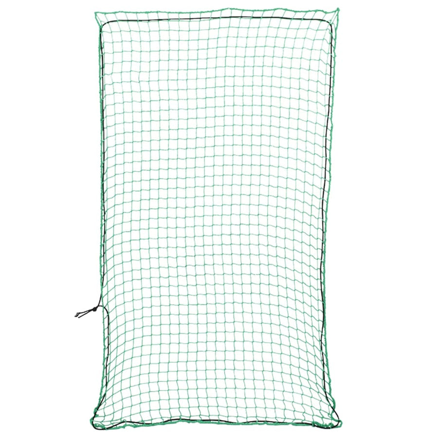 Aanhangwagennet elastisch touw 6x3,5 m polypropeen groen