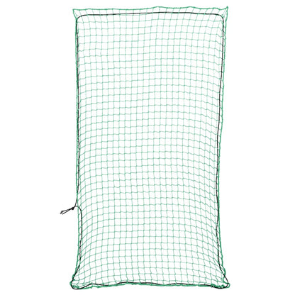 Aanhangwagennet elastisch touw 7x3,5 m polypropeen groen