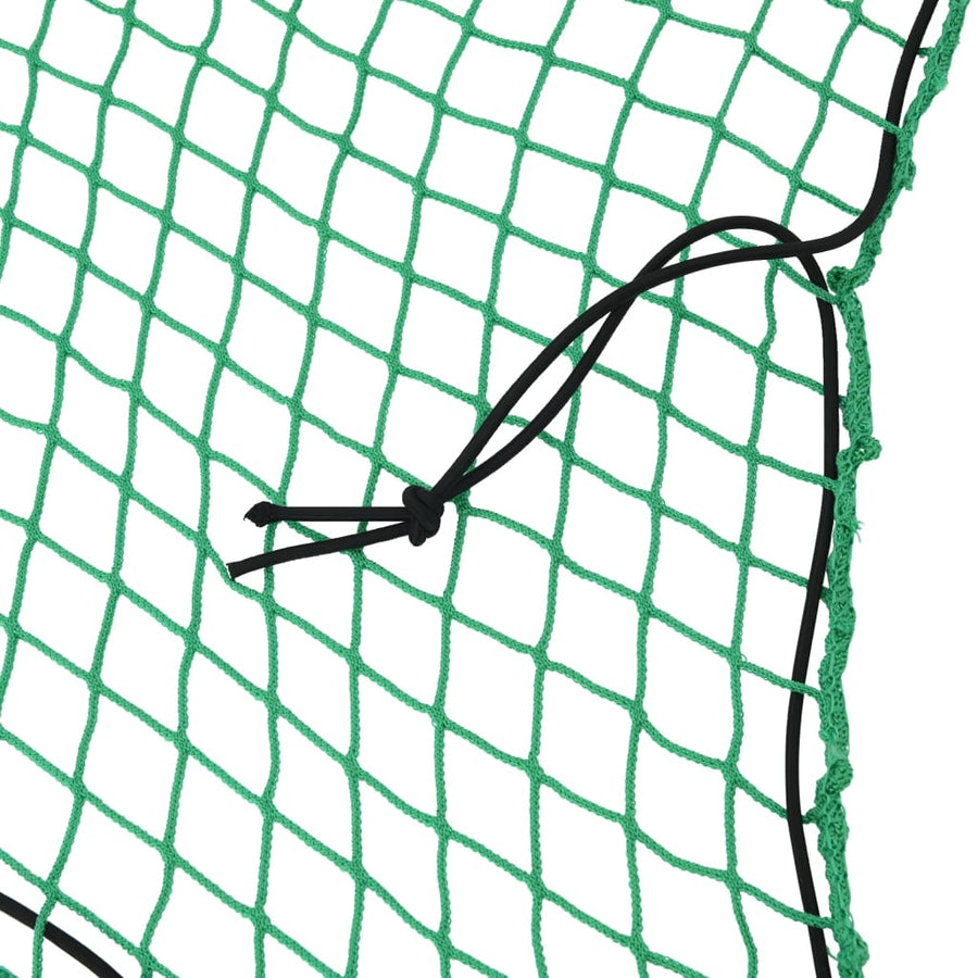 Aanhangwagennet elastisch touw 7x3,5 m polypropeen groen
