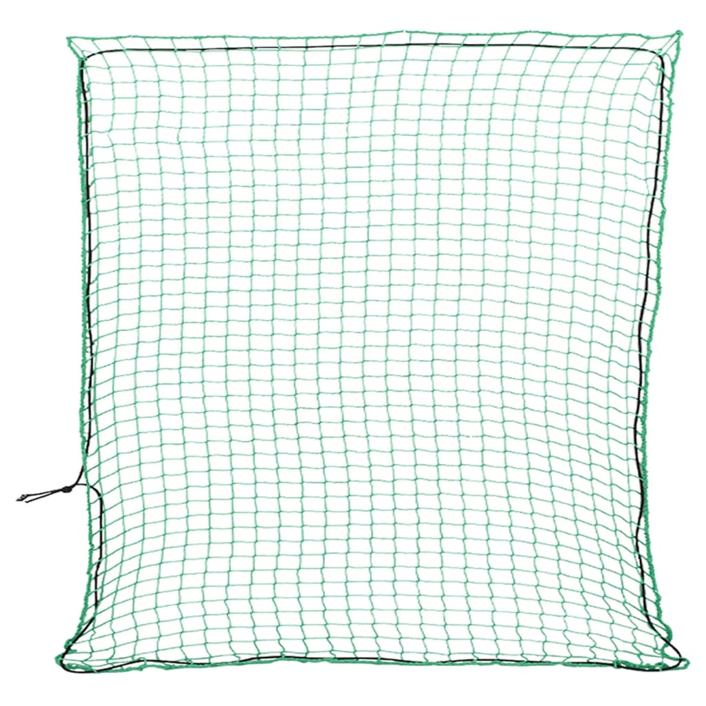 Aanhangwagennet Elastisch Touw Polypropeen 1 4 x 4 m Groen