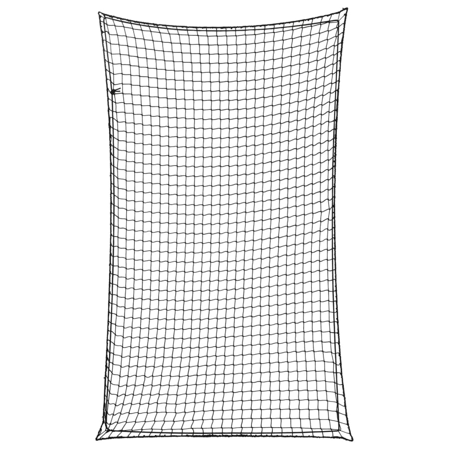Aanhangwagennet elastisch touw 2,1x1,25 m polypropeen zwart