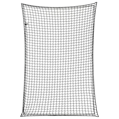 Aanhangwagennet elastisch touw 2,2x1,5 m polypropeen zwart