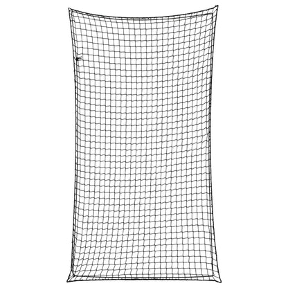 Aanhangwagennet elastisch touw 2,7x1,5 m polypropeen zwart
