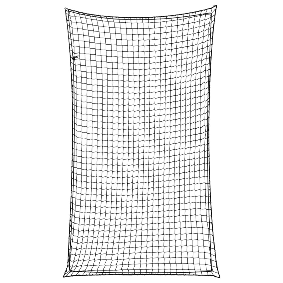 Aanhangwagennet elastisch touw 3,5x2 m polypropeen zwart