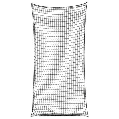 Aanhangwagennet elastisch touw 4x2 m polypropeen zwart