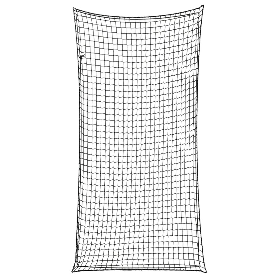 Aanhangwagennet elastisch touw 4x2 m polypropeen zwart