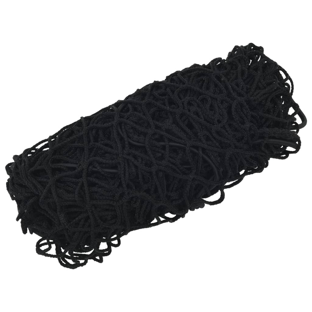 Aanhangwagennet elastisch touw 4x2 m polypropeen zwart
