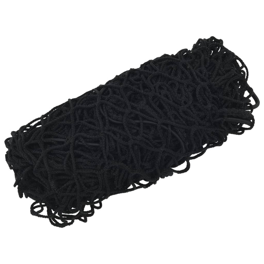 Aanhangwagennet elastisch touw 4x2 m polypropeen zwart