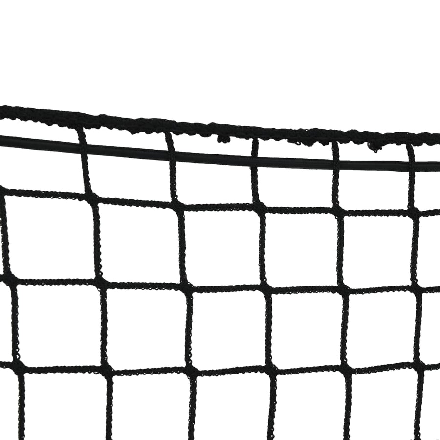 Aanhangwagennet elastisch touw 4x2 m polypropeen zwart