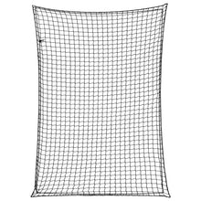 Aanhangwagennet elastisch touw 3,5x2,5 m polypropeen zwart