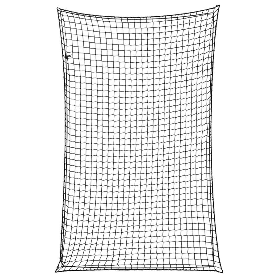 Aanhangwagennet elastisch touw 4x2,5 m polypropeen zwart