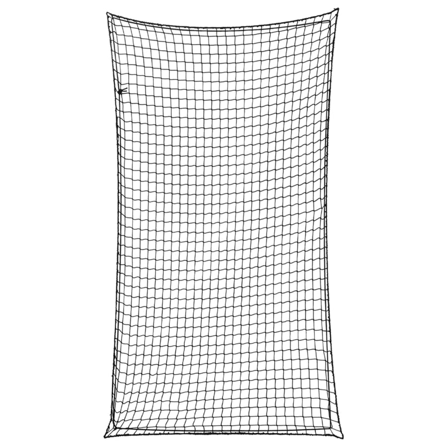 Aanhangwagennet elastisch touw 4,5x2,5 m polypropeen zwart