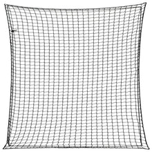 Aanhangwagennet elastisch touw 3x3 m polypropeen zwart