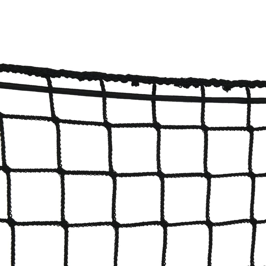 Aanhangwagennet elastisch touw 3x3 m polypropeen zwart