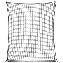 Aanhangwagennet elastisch touw 3,5x3 m polypropeen zwart