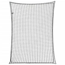 Aanhangwagennet elastisch touw 4x3 m polypropeen zwart