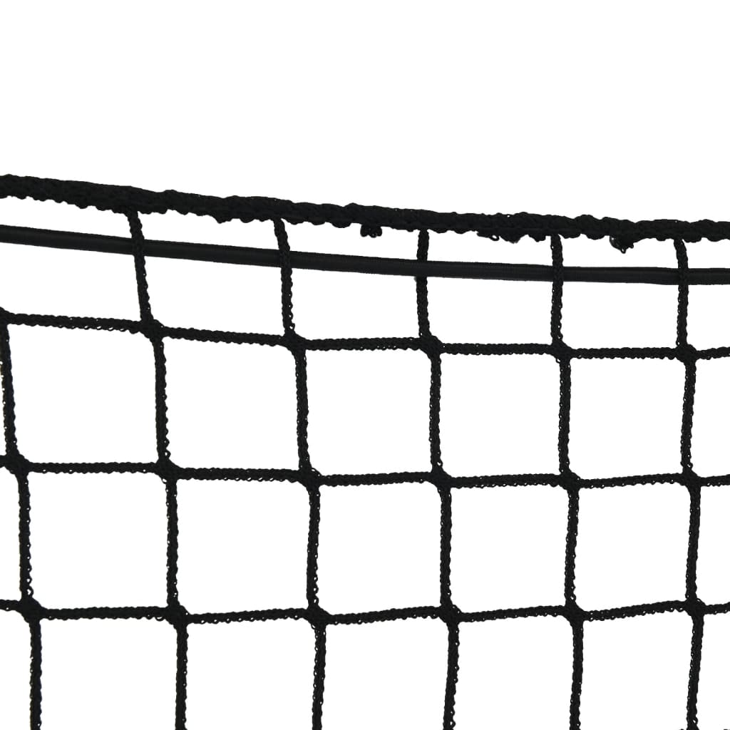 Aanhangwagennet Elastisch Touw Polypropeen 1 5 x 3 m Zwart