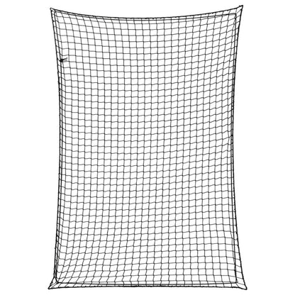 Aanhangwagennet elastisch touw 5x3,5 m polypropeen zwart
