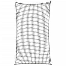 Aanhangwagennet elastisch touw 6x3,5 m polypropeen zwart