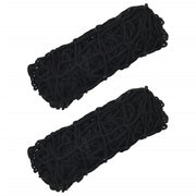 Hay nets 2 pcs 90x60 cm rectangular polypropylene black