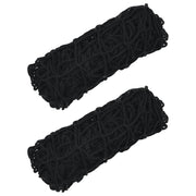 Hay nets 2 pcs 100x90 cm rectangular polypropylene black