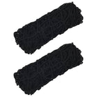 Hay nets 2 pcs 150x90 cm rectangular polypropylene black