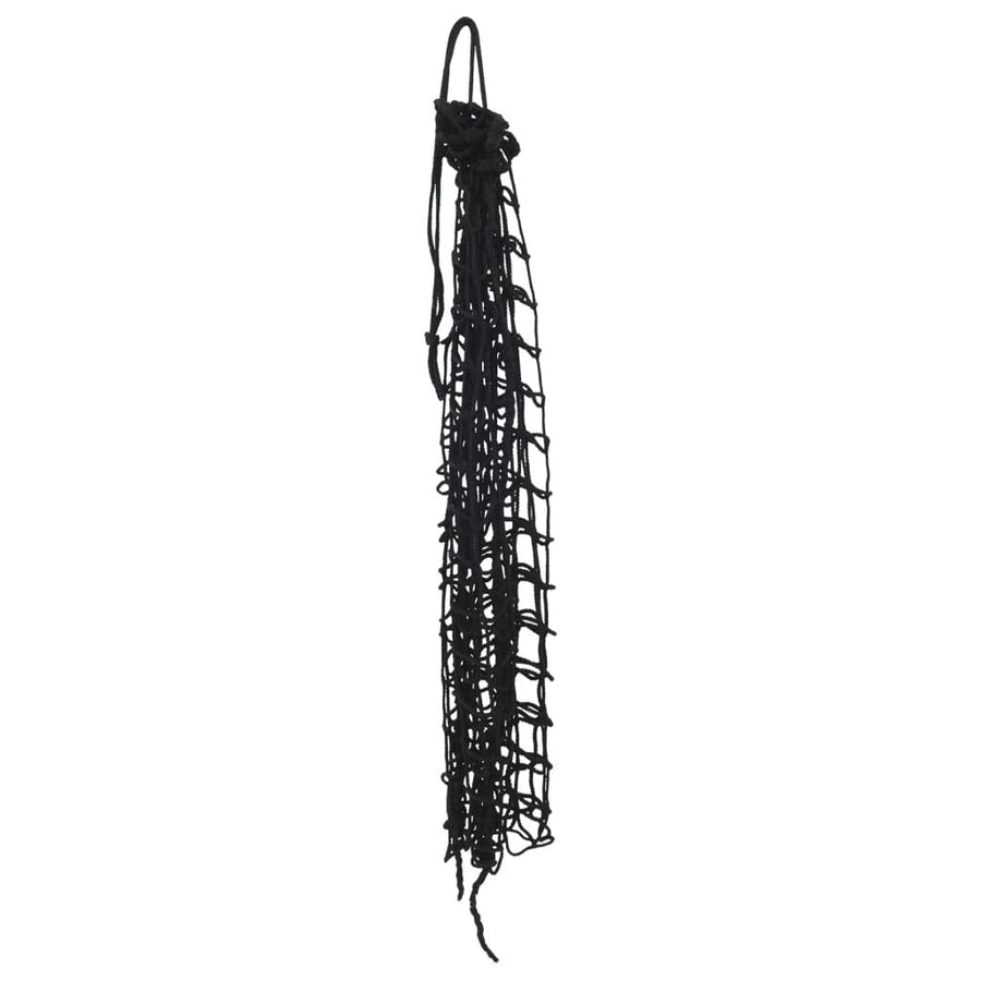 Hooinetten 2 st 75x50 cm rechthoekig polypropeen zwart