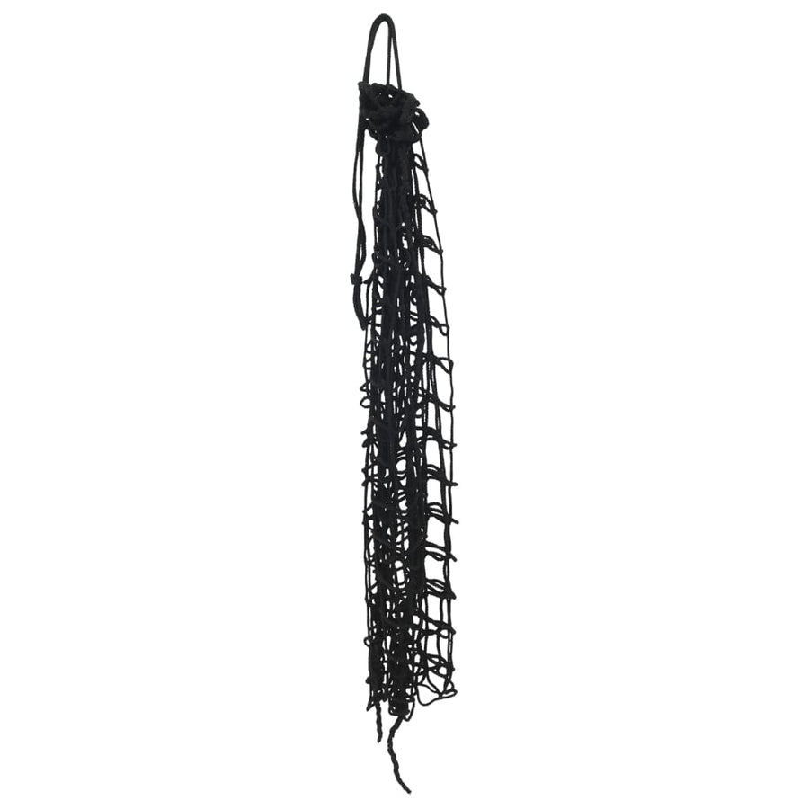 Hooinetten 2 st 75x75 cm vierkant polypropeen zwart
