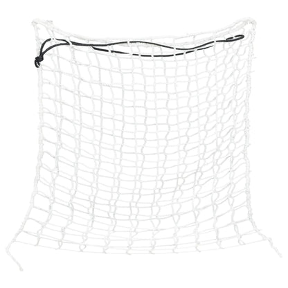 Hooinetten 2 st 75x75 cm vierkant polypropeen wit