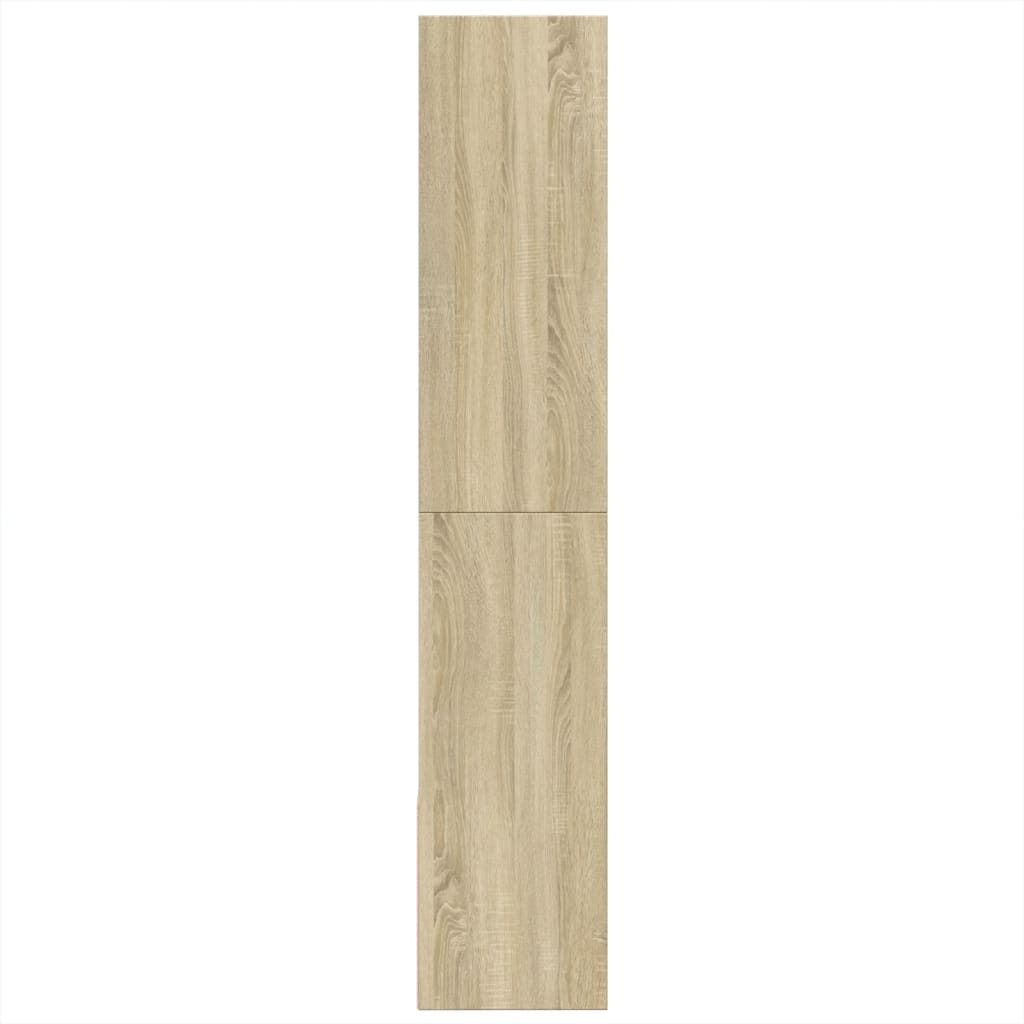 Boekenkast 100x36x189 cm bewerkt hout sonoma eikenkleurig