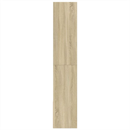 Boekenkast 100x36x189 cm bewerkt hout sonoma eikenkleurig