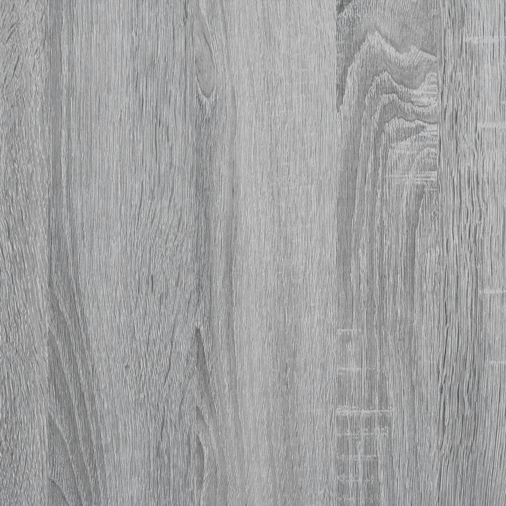 Boekenkast 100x36x189 cm bewerkt hout grijs sonoma eikenkleurig
