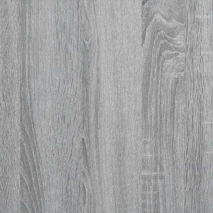 Boekenkast 100x36x189 cm bewerkt hout grijs sonoma eikenkleurig