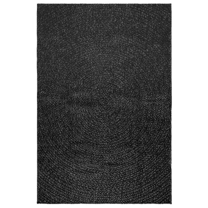 Vloerkleed Zizur Binnen En Buiten 120X170Cm Jute Look Antraciet 120 x 170 cm
