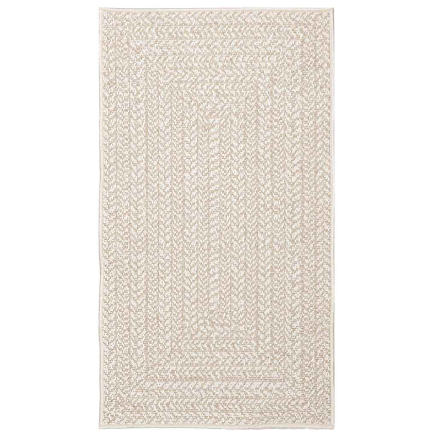 Vloerkleed ZIZUR room binnen en buiten 60x110 cm jute look