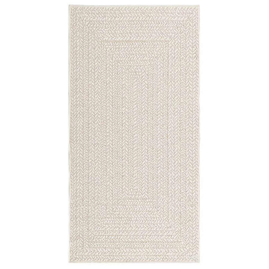 Vloerkleed ZIZUR room binnen en buiten 80x150 cm jute look