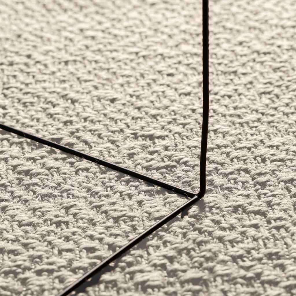 Vloerkleed ZIZUR room binnen en buiten 80x150 cm jute look