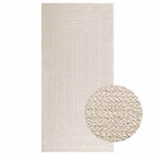 Vloerkleed 100x200 cm jute look polypropeen