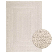Vloerkleed 120x170 cm jute look binnen buiten