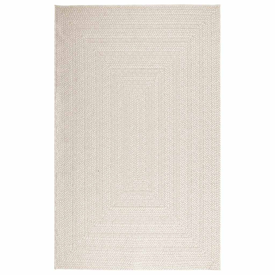 Vloerkleed ZIZUR room binnen en buiten 160x230 cm jute look