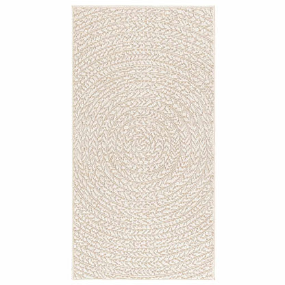 Vloerkleed ZIZUR room binnen en buiten 60x110 cm jute look