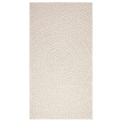 Vloerkleed ZIZUR room binnen en buiten 80x150 cm jute look